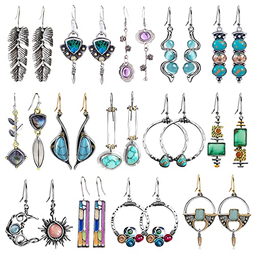 Bohemian Teardrop Dangle Earring Set